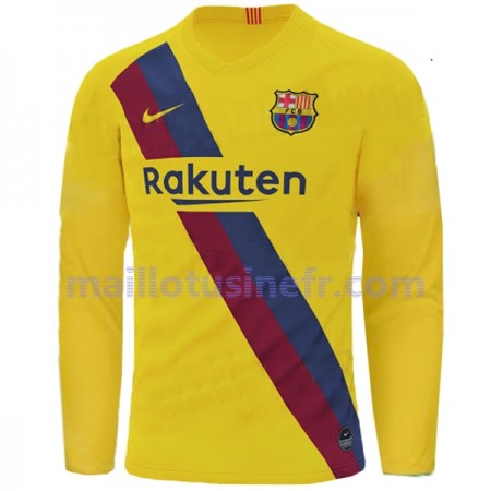 Maillot de Foot FC Barcelone Extérieur 2019-20 Manches Longues